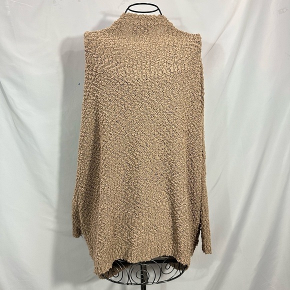 Hayden Los Angeles brown boucle open front cardigan size M/L - Picture 7 of 9
